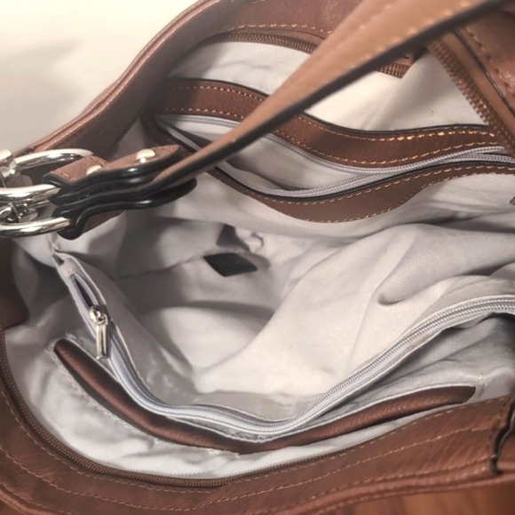 Hobo Brown Handbag/ shoulder strap Leather Women - Picture 6 of 11